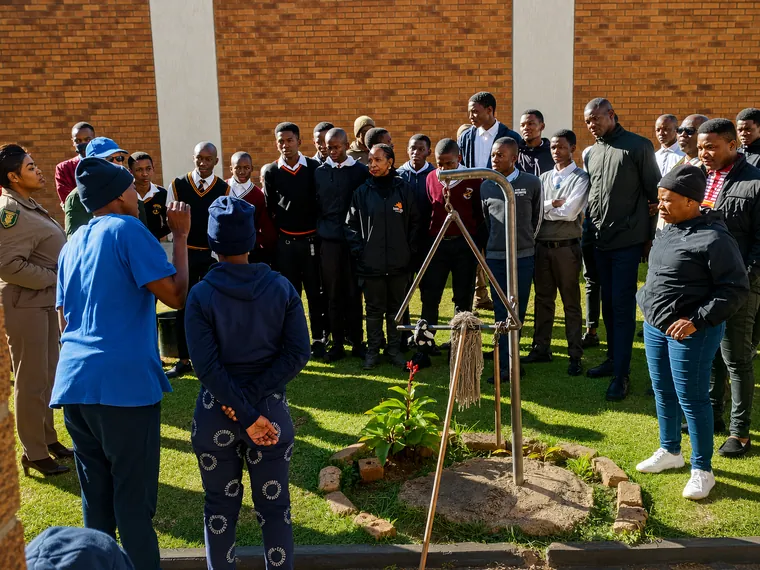 Community engagement during a prison outreach programme